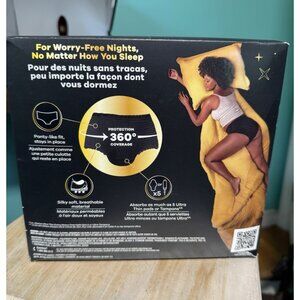Always ZZZ (7) Period Underwear Disposable Large  (10-18 Pant Size) Brand New